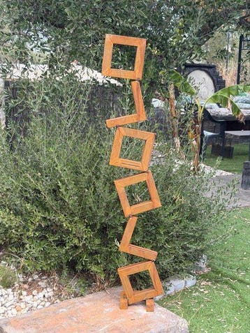 Ana Lucia B.M - Sculpture Corten - XXL - NO Reserve