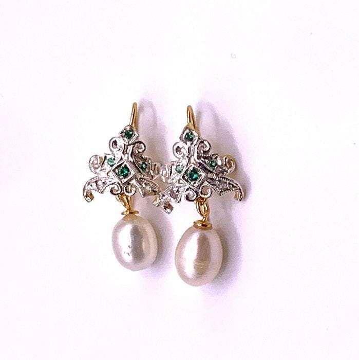 Sans prix de réserve - Boucles doreilles cocktail - 9, Bijoux, Sacs & Beauté, Bijoux anciens