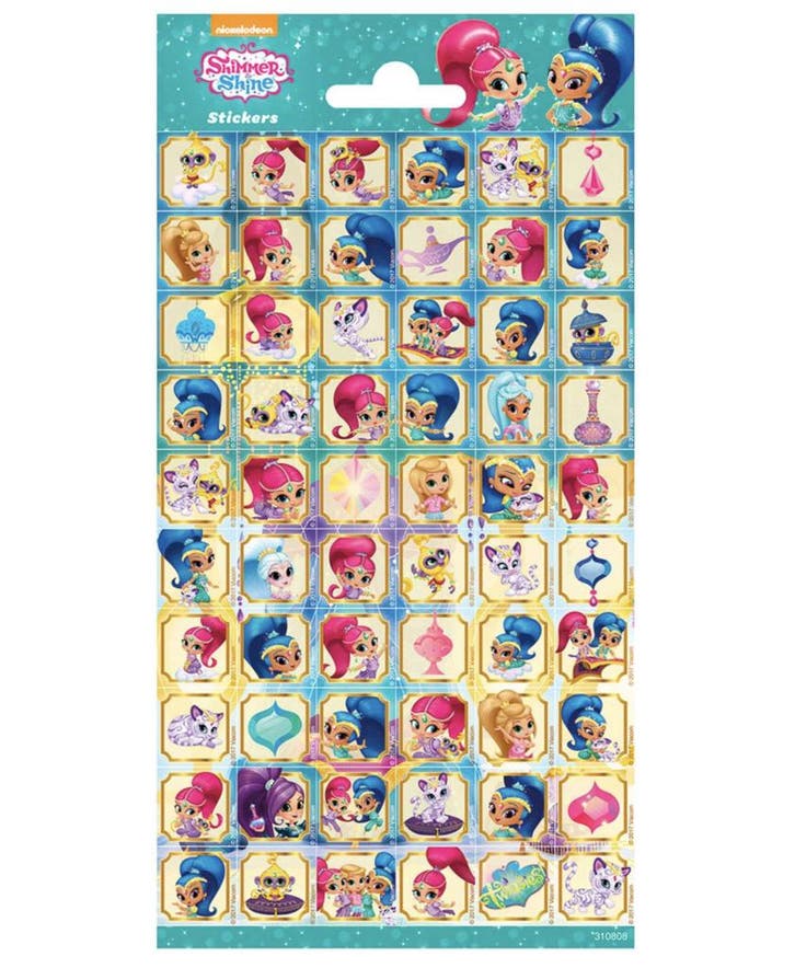 Stickervel Shimmer en Shine, Hobby & Loisirs créatifs, Articles de fête, Envoi