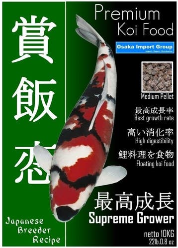 Premium Koi Food - Supreme Grower 10KG (Koivoer), Verzenden, Nieuw, Overige typen