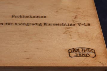 Instrument optique médical - Probierkasten V.1,8 - 1900-2000