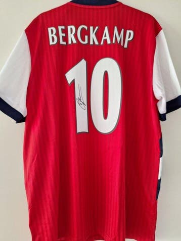 Arsenal - Hand signed - Dennis Bergkamp - Voetbalshirt, Nieuw