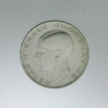 Bulgarije, Joegoslavië. Set of 3 coins: 20 Dinara 1938 & 2x