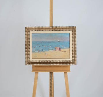 Joop Kroppf (1892-1979) - Scheveningse strand, Antiek en Kunst
