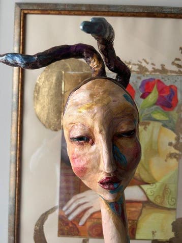 R.Papi - R.Papi - Beeld, La Fioritura Silenziosa - 70 cm -