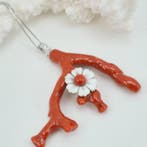Bloedkoraal - Zilver - Ketting met hanger - CORALLO, Verzamelen