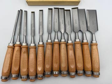 Werkgereedschap Vintage - Japanse houtsnijgereedschappen, Antiek en Kunst