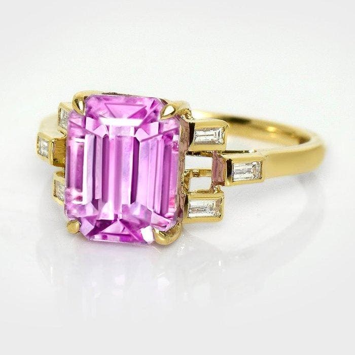 Sans prix de réserve - Bague - 14 carats Or jaune, HRD 4,43, Bijoux, Sacs & Beauté, Bagues