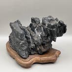 Indrukwekkende Japanse Waterfall-steen met standaard -