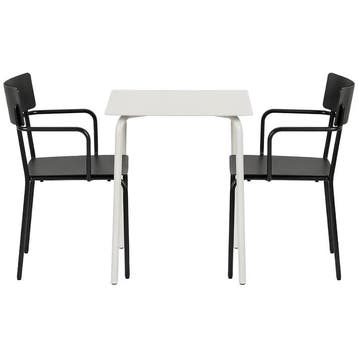 Serax August Tuinset: Eettafel S Aluminium Zand + Stoelen, Verzenden, Nieuw, Aluminium, Tuinset