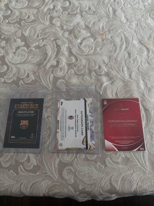Topps UEFA Champions League chaka Traore, Alejandro Balde, Verzamelen, Stickers