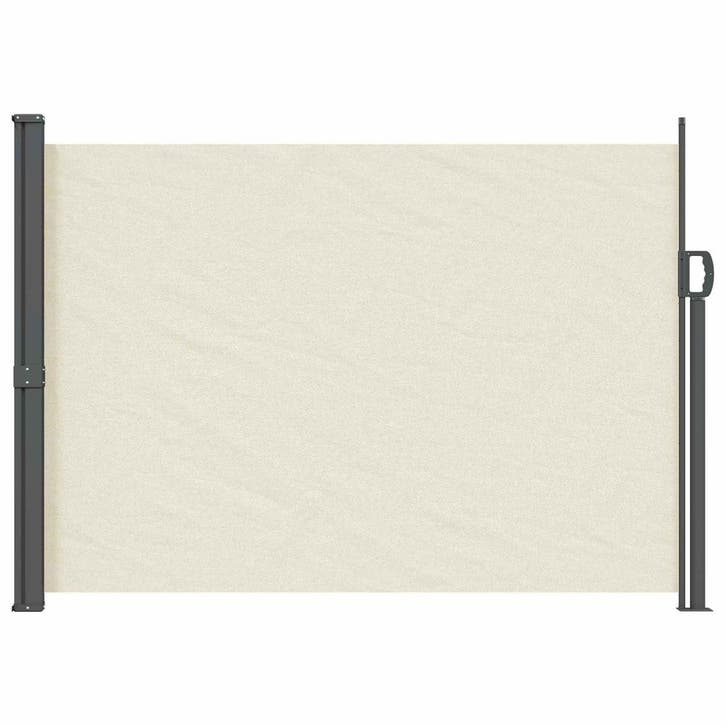 vidaXL Uittrekbaar Zijscherm 120 x 300 cm 100% polyester,, Jardin & Terrasse, Parasols, Envoi