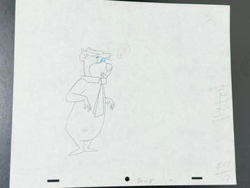Hanna-Barbera - originele animatietekening - The Yogi Bear, Nieuw in verpakking