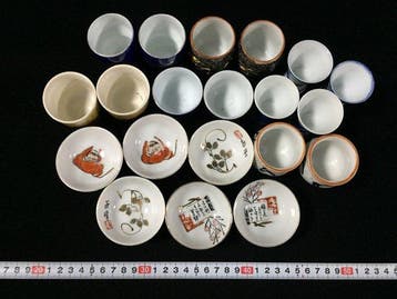 Japanese - Beeld, Collection of 20 Vintage Japanese Ceramic