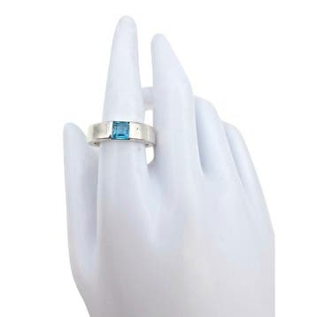 Zonder minimumprijs - Ring Zilver - Topaas, Nieuw