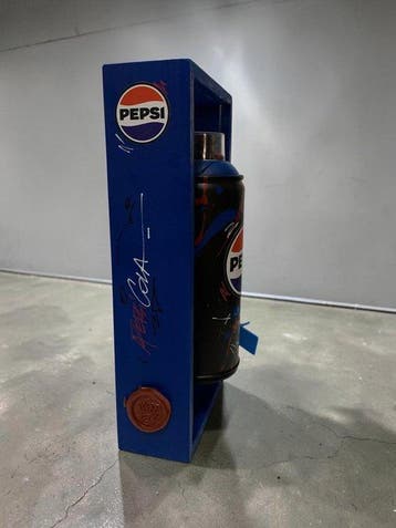 WASE - Figurine-jouet AÉROSOL SPRAY PEPSI COLA STYLE CUSTOM