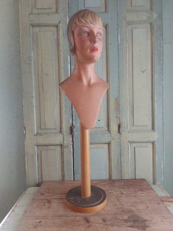 Siegel - Siegel, Paris - Mannequin - Antiek art-deco hoeden