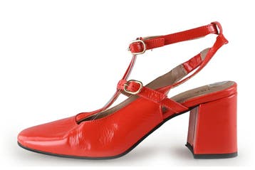 Lina Locchi Pumps in maat 39 Rood, Pumps, Lina Locchi, Verzenden, Zo goed als nieuw