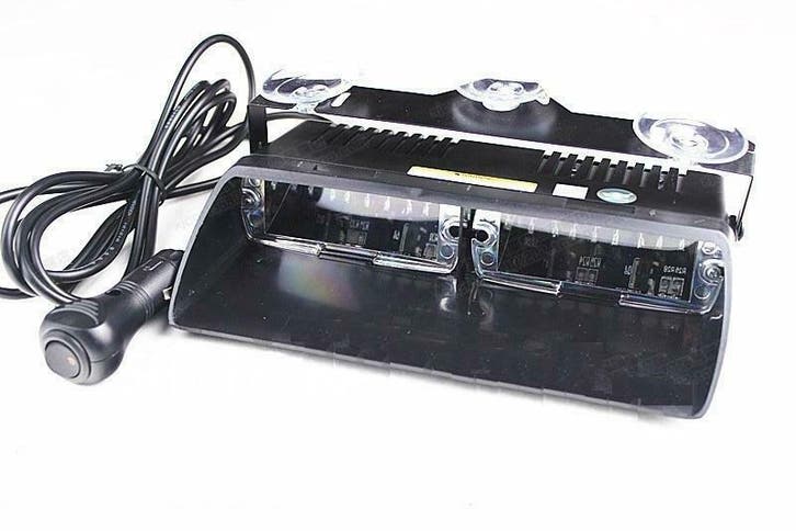 ORANJE 16 LED Dashboard Strobe Flash zwaailicht, Doe-het-zelf en Bouw, Elektriciteit en Kabels, Kabel of Snoer, Verzenden