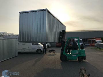 Korting! BOS Demontabele container van 6x2M - dubbele deur