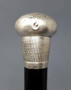 Canne de marche - Argent 925 - Londres 1932, Antiquités & Art