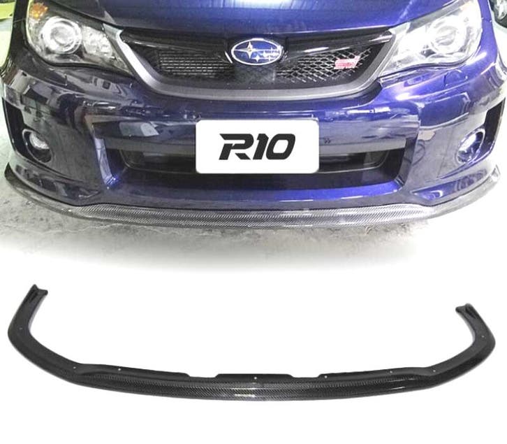 SPOILER LAME PARE-CHOCS AVANT SUBARU IMPREZA 12- GVF CARBONE, Auto-onderdelen, Carrosserie, Verzenden