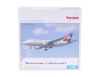 Schaal 1:500 Herpa 514002 Yemenia Airbus A310-300 Reg. F-..., Ophalen of Verzenden