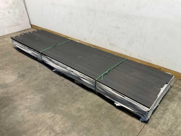 Veiling - 15x Composiet plank 2,3x14,5x420cm zwart, Bricolage & Construction