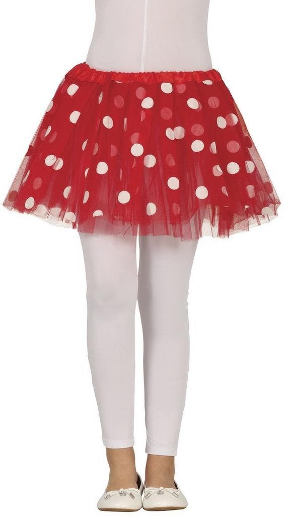 Rode Tutu Meisje Stippen 30cm, Hobby & Loisirs créatifs, Articles de fête, Envoi