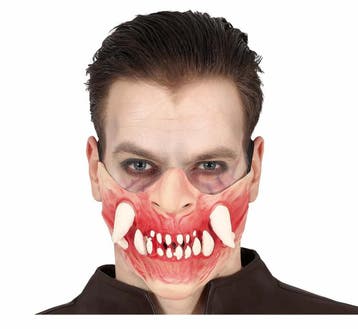 Halloween Masker Slagtanden, Verzenden, Nieuw