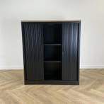 roldeurkast vv 2 legborden en sleutel (hxbxd) 138x120x43 cm,, Huis en Inrichting, Kasten | Roldeurkasten en Archiefkasten, Gebruikt