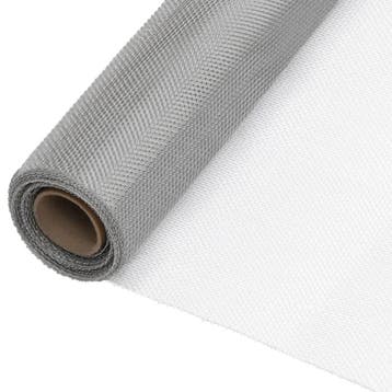 vidaXL Gaasjes 112 x 1000 cm Mesh RVS 201 zilver, Tuin en Terras, Verzenden, Nieuw