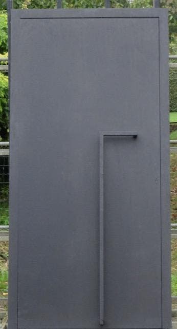 aluminum voordeur , buitendeur , deur 105 x 210 zwart, 100 tot 120 cm, Nieuw, Ophalen of Verzenden, Buitendeur