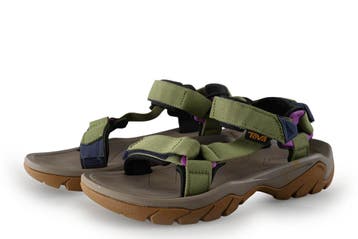 Teva Sandalen in maat 38 Groen, Kleding | Dames, Verzenden, Sandalen of Muiltjes, Zo goed als nieuw, Teva