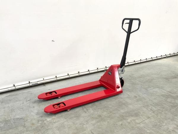 Veiling - Palletwagen 2500kg 1140mm rood, Bricolage & Construction, Transpalettes