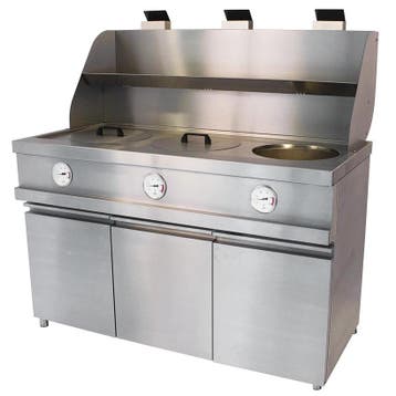 Friteuse | MECA FRYER | Gas | 13+13+13L | 46.8kW |, Verzenden, Nieuw in verpakking