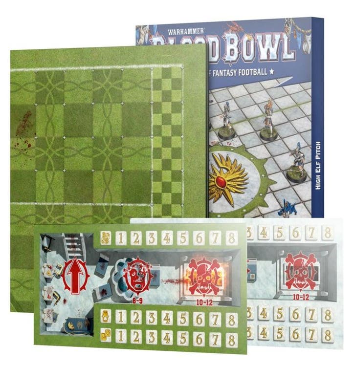 Blood Bowl High Elf Pitch (Warhammer nieuw), Hobby & Loisirs créatifs, Wargaming, Enlèvement ou Envoi