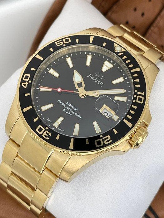 Jaguar - Executive - J877/3 - Heren - 2020+, Handtassen en Accessoires, Horloges | Heren