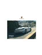 2020 PORSCHE 718 SPYDER HARDCOVER BROCHURE ENGELS, Nieuw