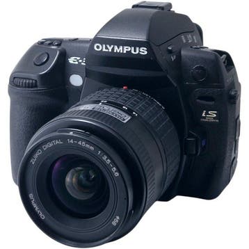 Olympus E-3 with ZUIKO DIGITAL 14-45mm Digitale reflex, Nieuw