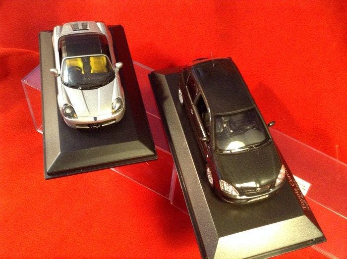 Minichamps, Kyosho 1:43 - Model raceauto (2) - Minichamps -, Hobby & Loisirs créatifs, Voitures miniatures | 1:5 à 1:12