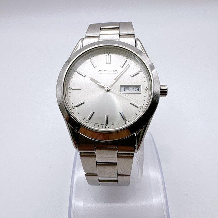 Seiko - Spirit Day-Date Quartz 7N43-9080 - Sans prix de, Handtassen en Accessoires, Horloges | Antiek