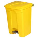 Pedaalemmer | Kunststof (Geel) | 70L | Klapdeksel | Hygiëne, Verzenden, Nieuw in verpakking