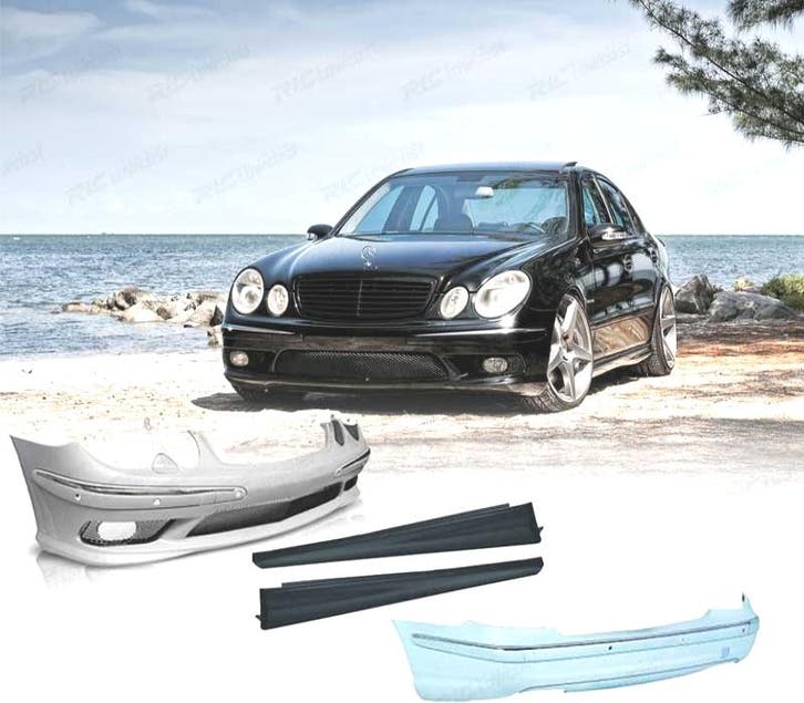 Kit Carrosserie Look Amg Pour Mercedes Classe E W211 02-06, Auto-onderdelen, Carrosserie, Verzenden