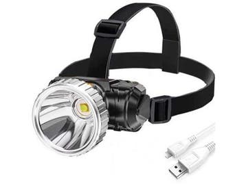 Veiling - Hoofdlamp Led Oplaadbaar 180 Lumen, Caravans en Kamperen, Nieuw