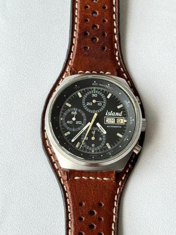 Chronographe Vintage Island - Calibre Valjoux 7750 -, Nieuw