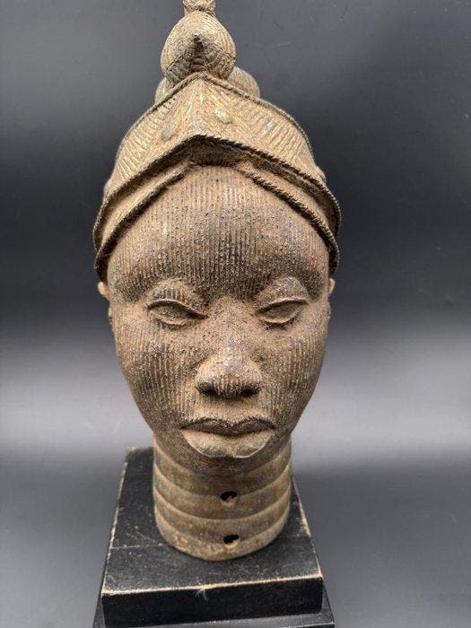 Prachtige grote kop. - Yoruba - Nigeria (Zonder, Antiek en Kunst, Kunst | Niet-Westerse kunst