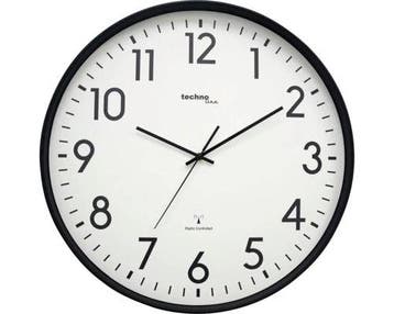 Technoline WT 8998 wandklok zwart 50 cm, Verzenden, Nieuw