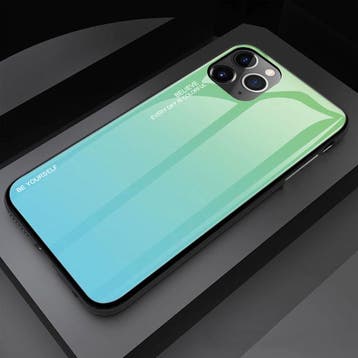 iPhone 12 Mini Hoesje Gradient - TPU en 9H Glas - Shockproof, Verzenden, Nieuw