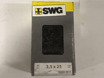 Veiling - 5x SWG snelbouwschroef met boorpunt ø3,5x25mm 200